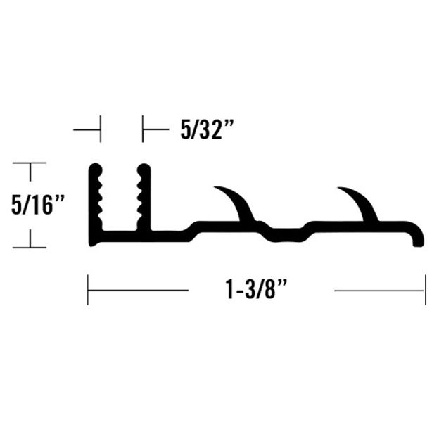 Pin Tap Metal Base Track